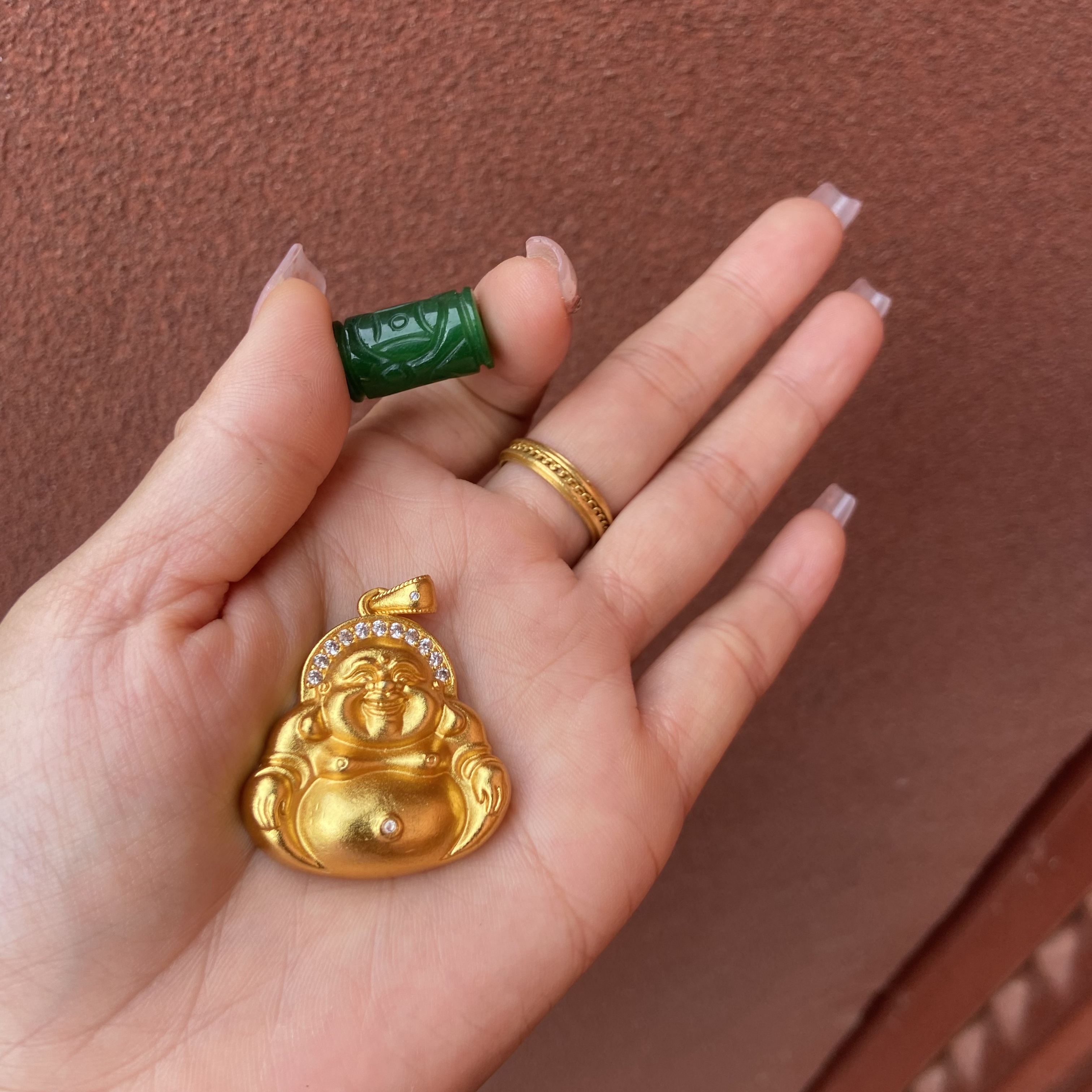 吊坠足银 291镶嵌佛公吊坠