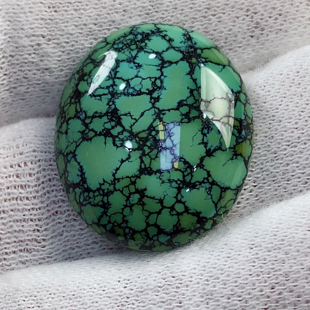 绿松石挂件未镶嵌老***麻