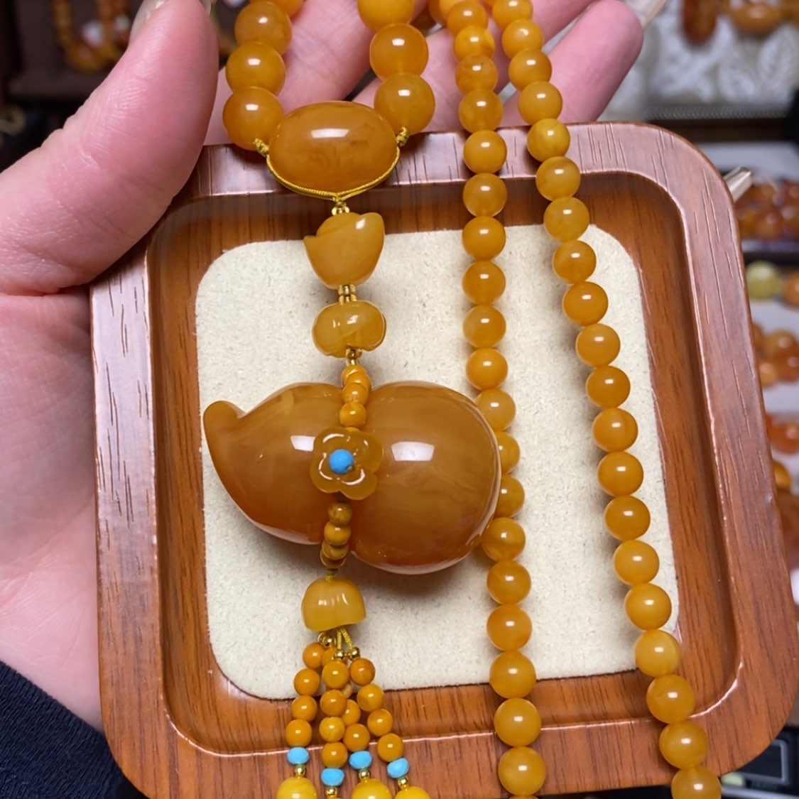 【闪购商品】蜜蜡颈饰未镶嵌项链