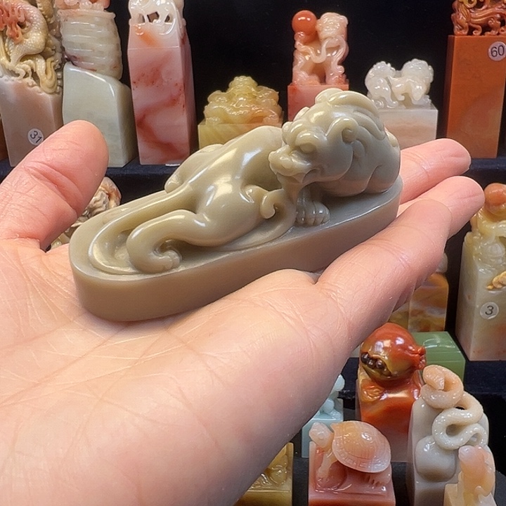 寿山石印石寿山石手工雕刻