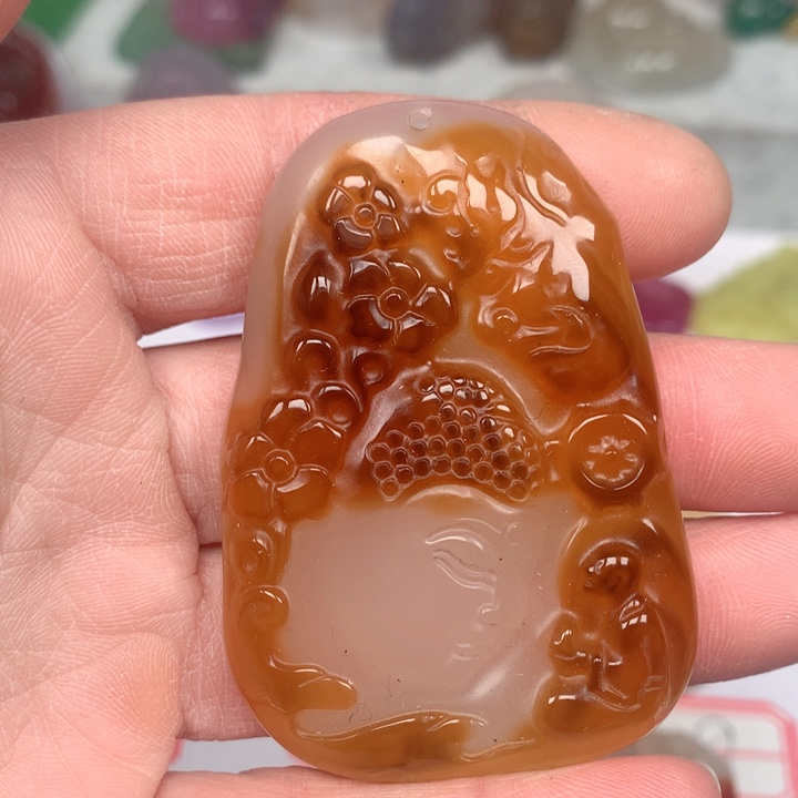 玛瑙/玉髓颈饰未镶嵌优*