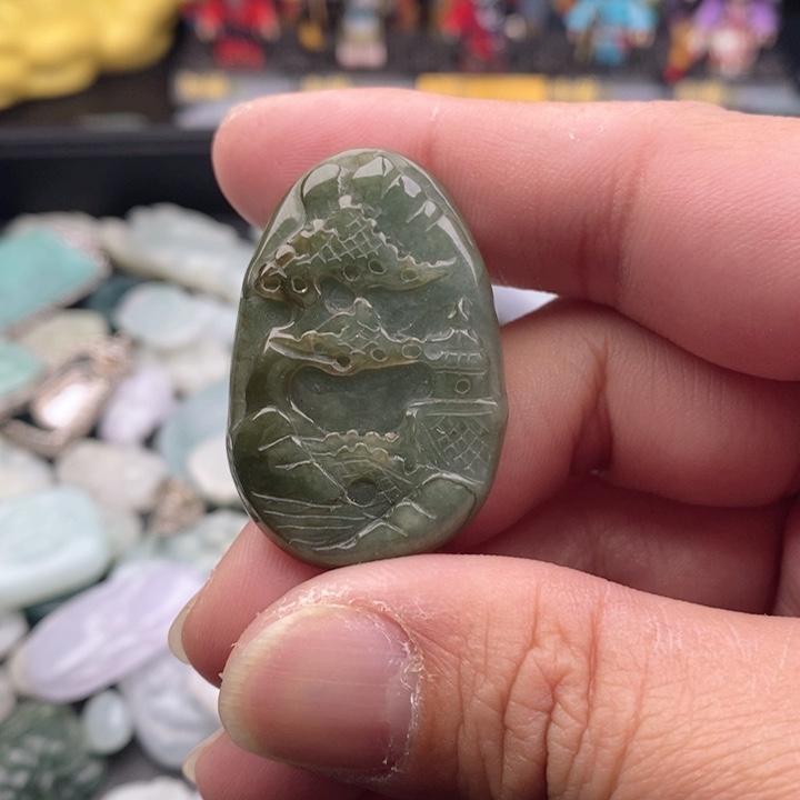 翡翠吊坠(不含链)未镶嵌