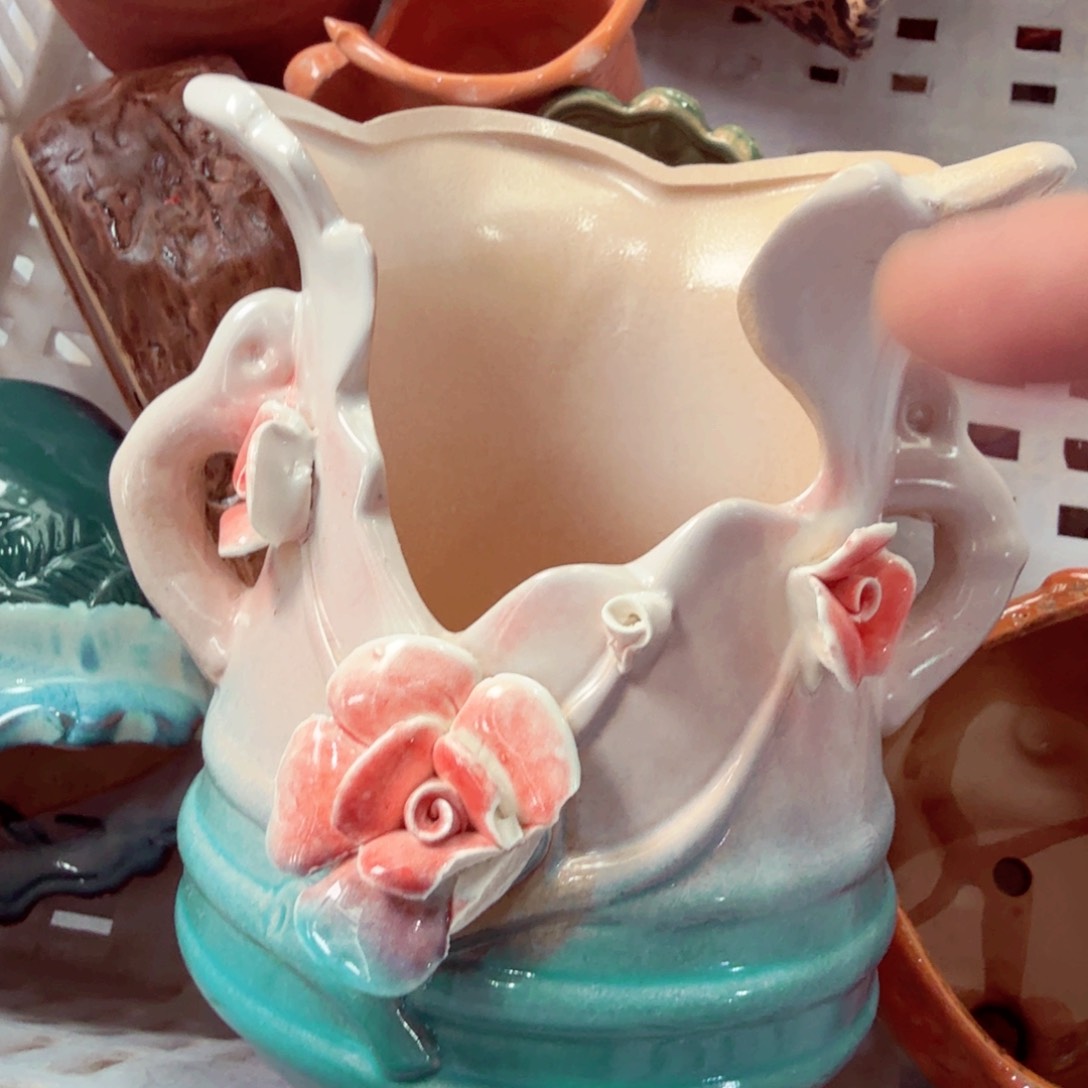 紫砂花盆瑕疵瑕疵