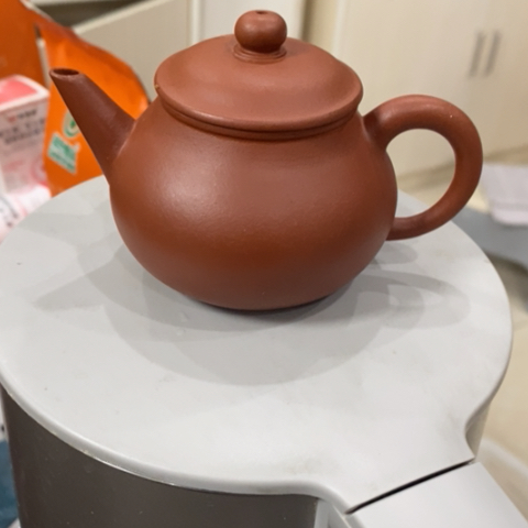 紫砂茶壶老朱泥芭乐水平130cc左右