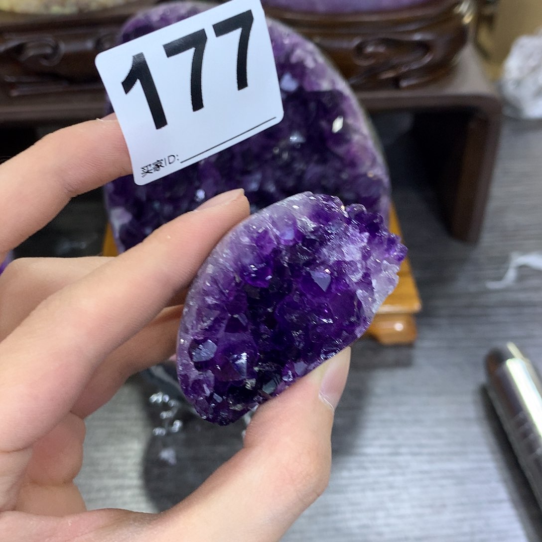紫晶珠宝半成品未镶嵌177