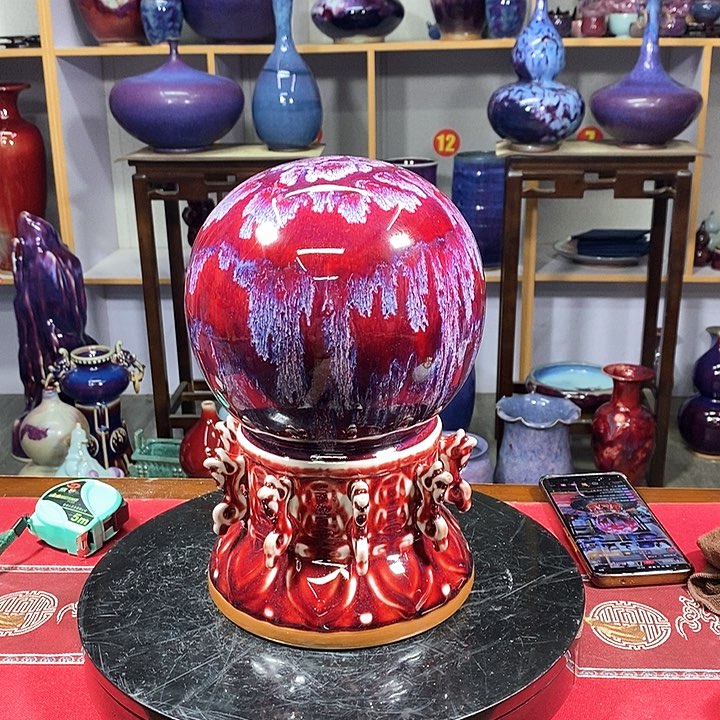 瓶中国神垕精品钧瓷