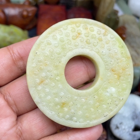 蛇纹石玉未镶嵌颈饰45