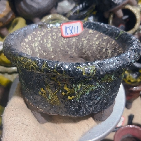 粗陶花盆手工花盆制作