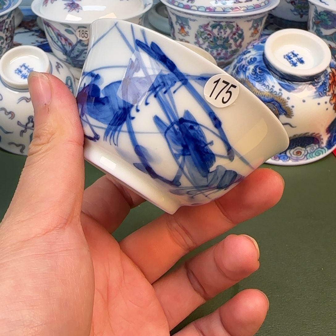 彦祖纯手工手绘茶具175