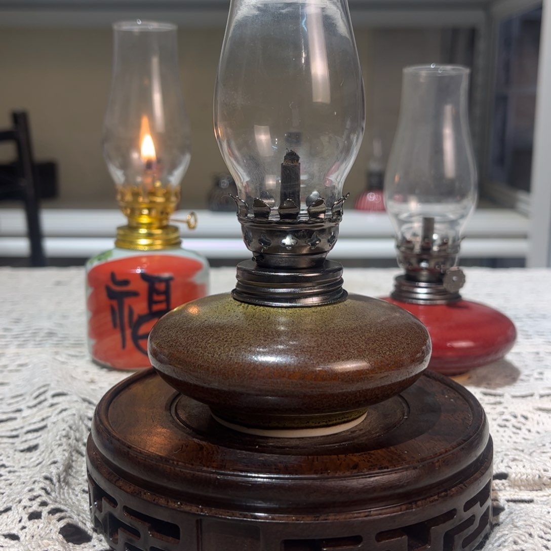 摆件景德镇陶瓷香薰灯