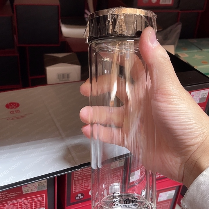 茶隔款玻璃希诺双层玻璃杯