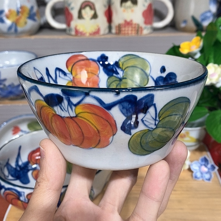 禾泥陶器手工手绘