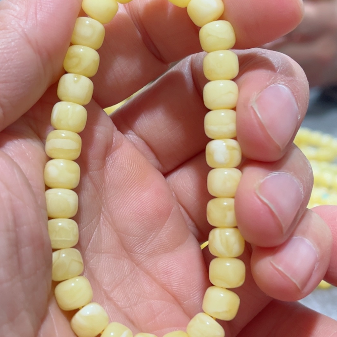 蜜蜡手串未镶嵌琥珀蜜蜡手串7.5mm