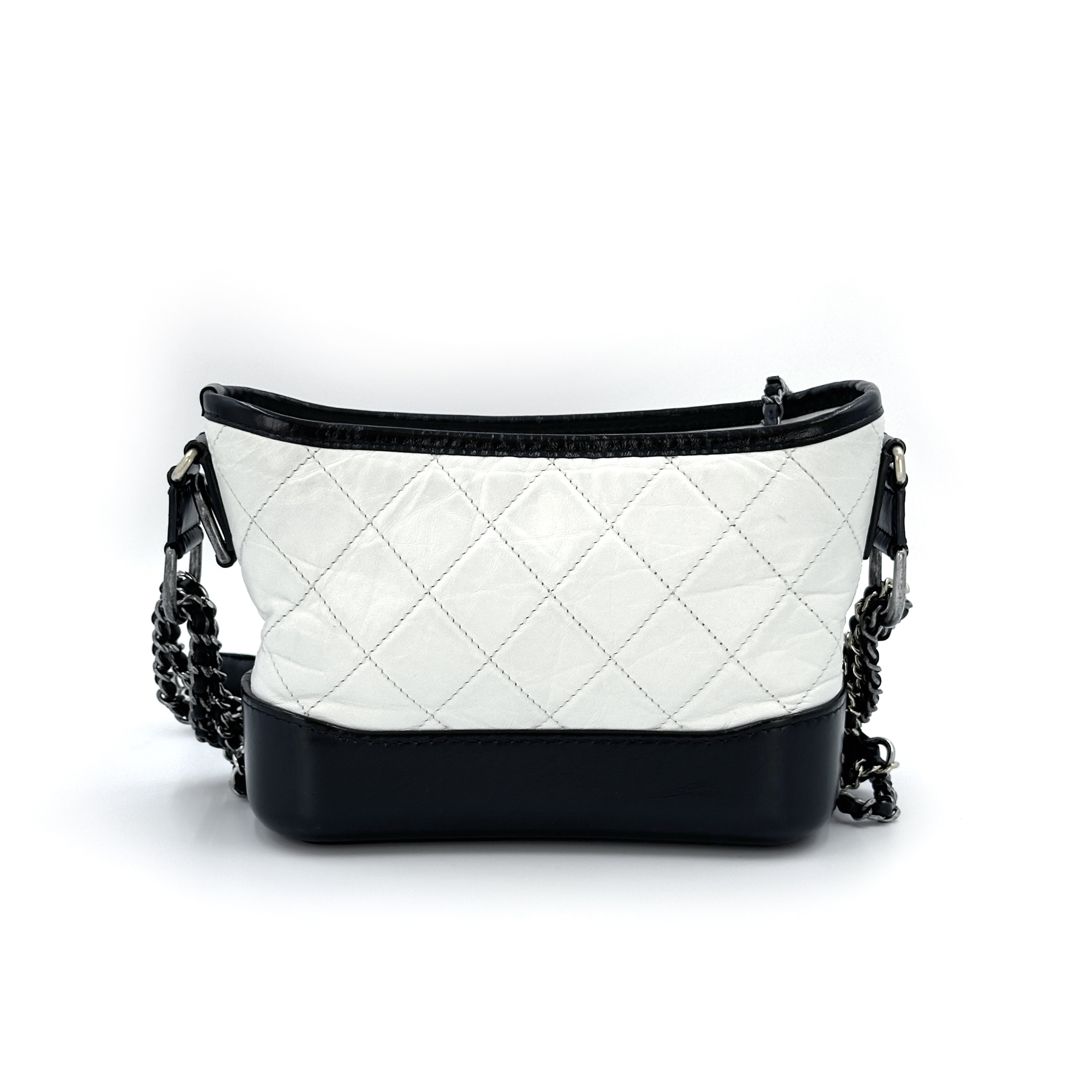 99新 Chanel/香奈儿 阿古叔叔/Chanel 香奈儿流浪包 黑白26开