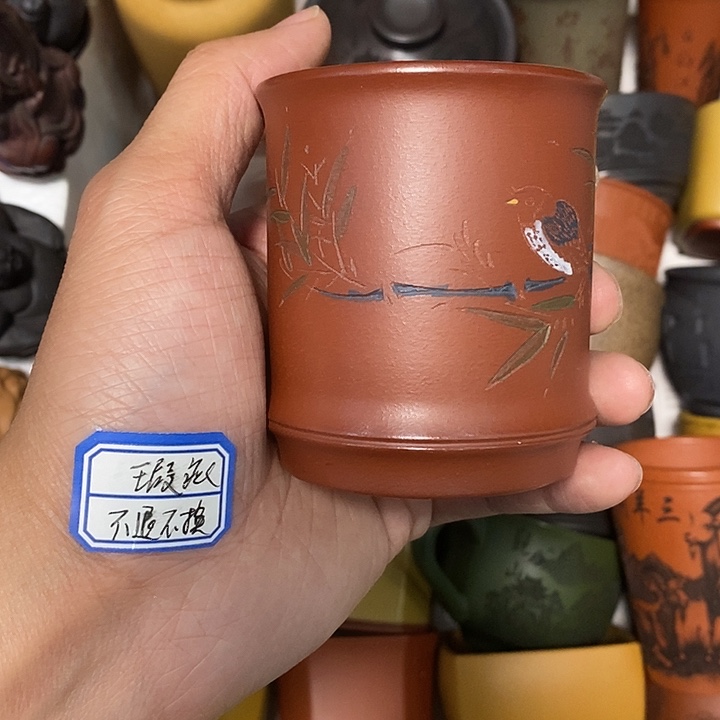 紫砂茶杯瑕疵不退不换