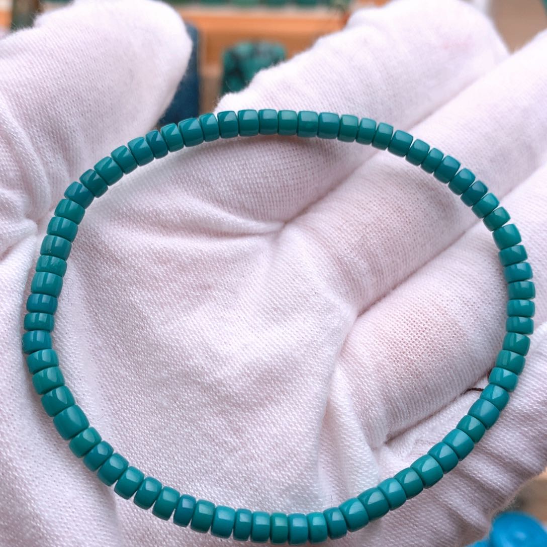 未镶嵌绿松石直切