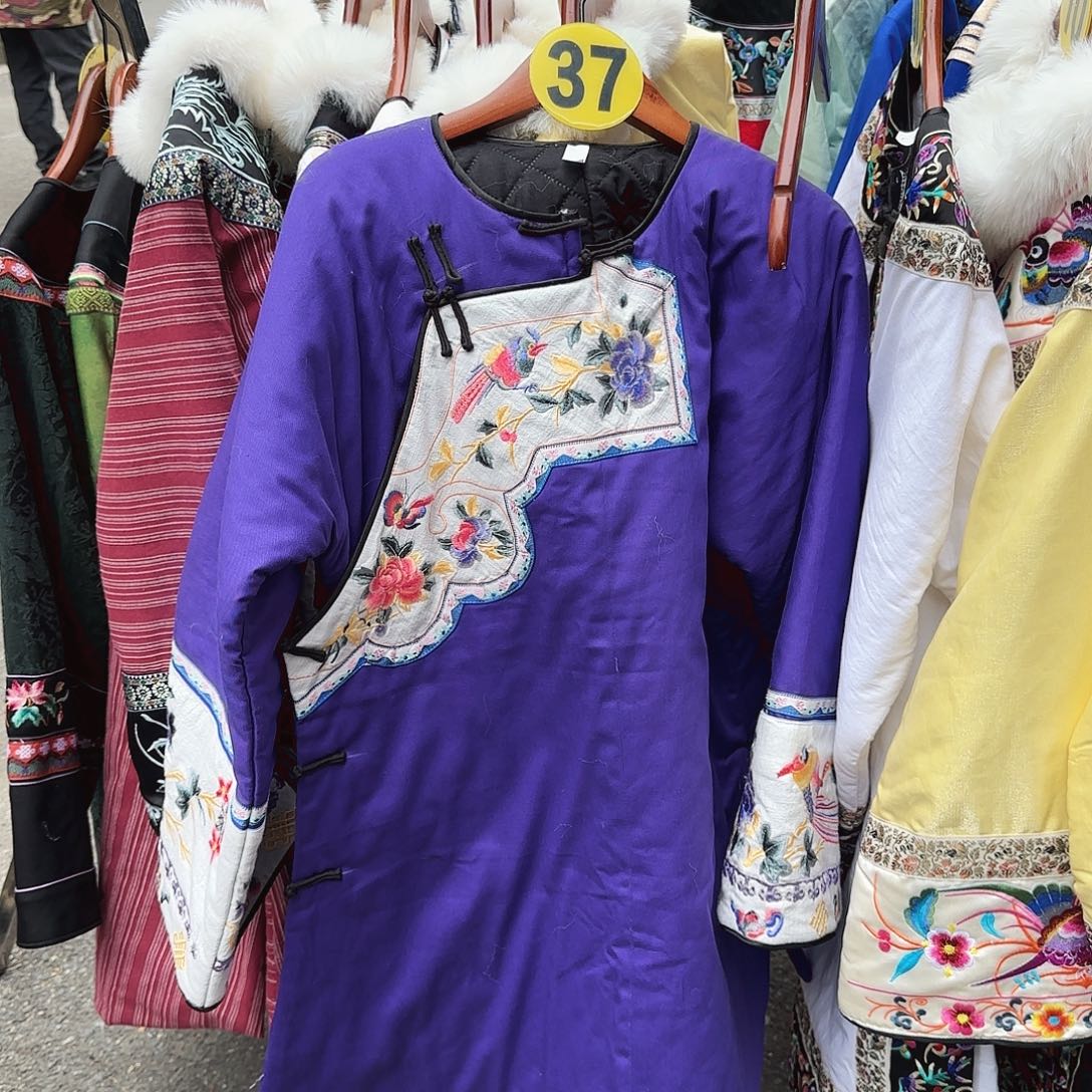 山***云湘西苗族刺绣加厚2xl