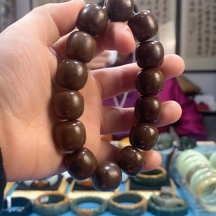 和田玉手串未镶嵌