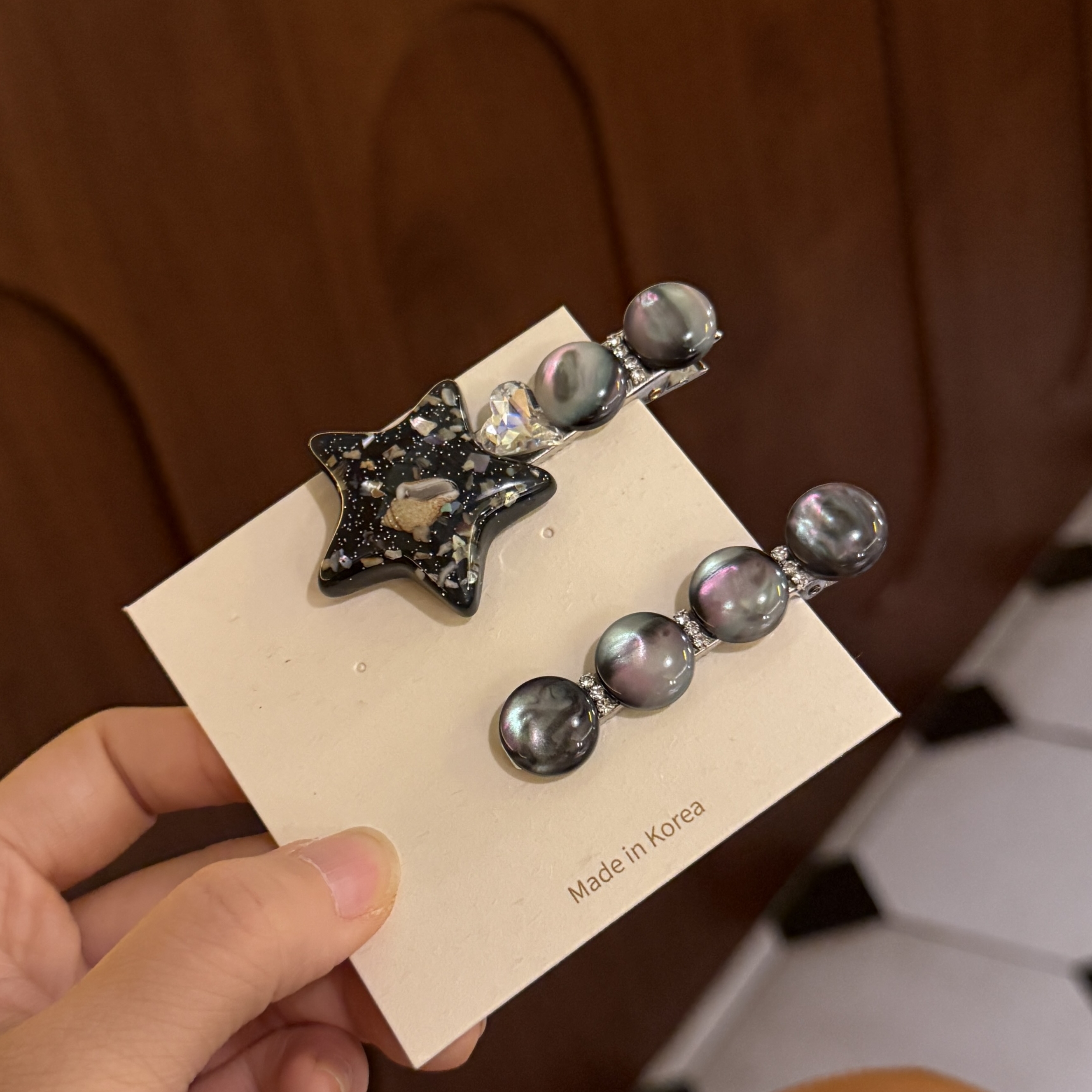 9060两件套海星发夹（海星内物有多有少介意勿拍）