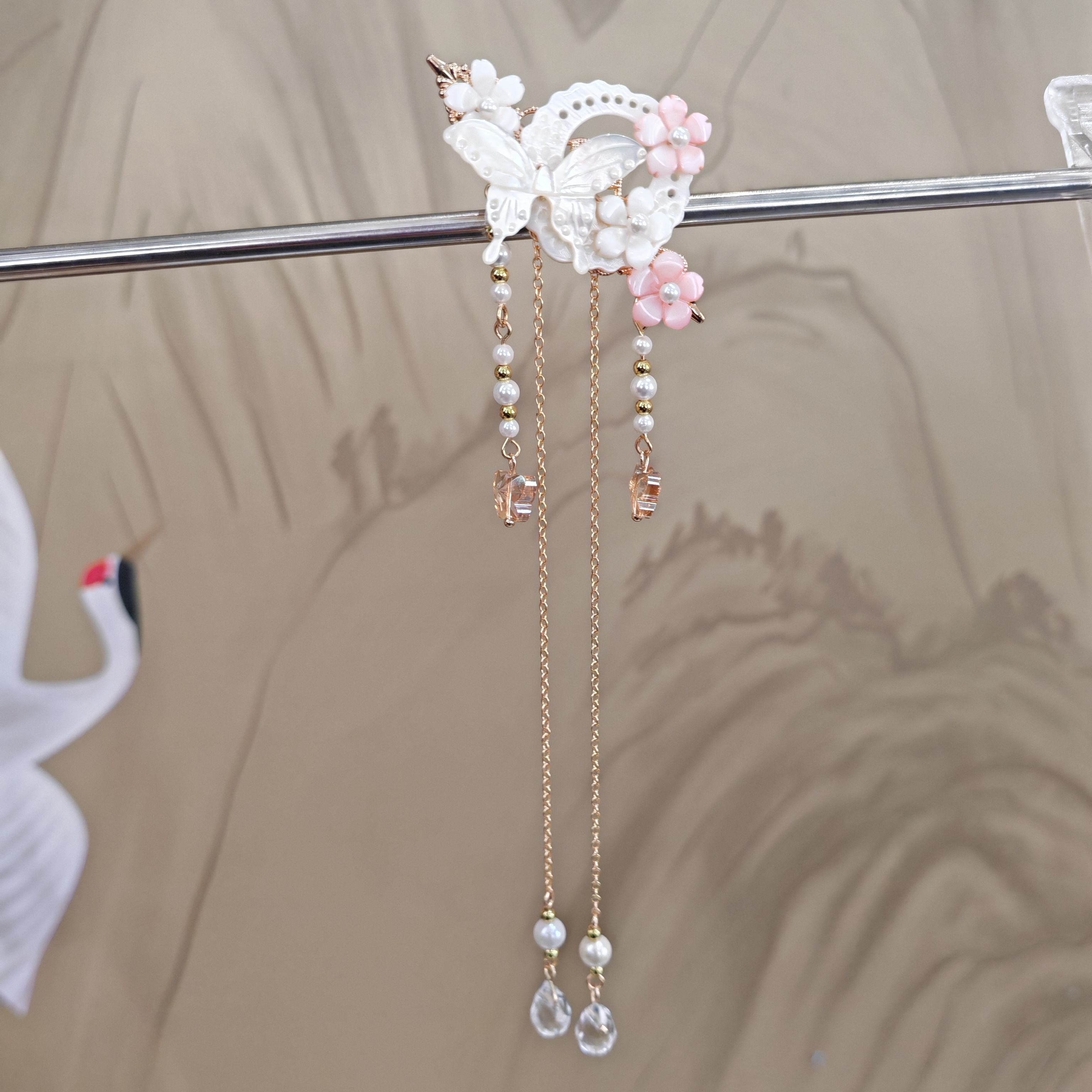 古悦倾城【花舞发夹】古风汉服发饰