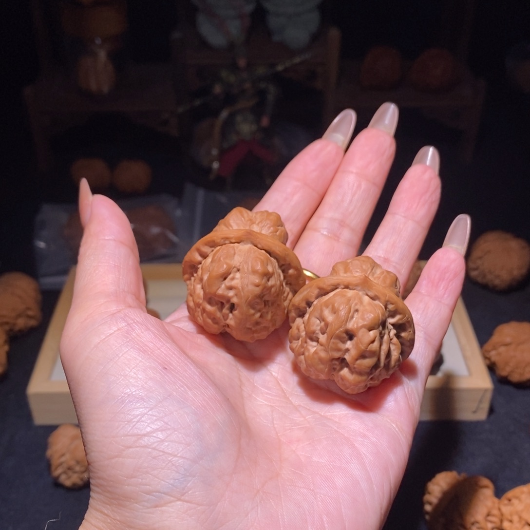 吊坠文玩核桃蛙蛙37