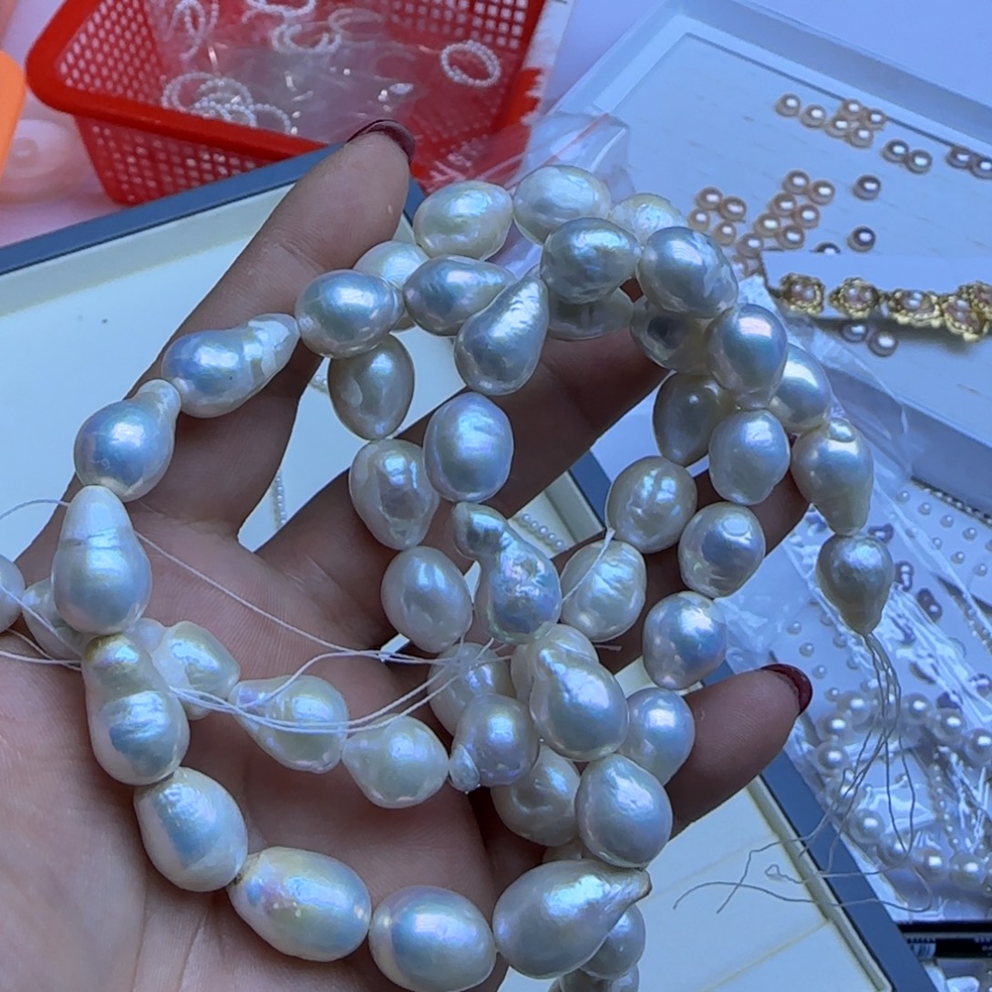 未镶嵌淡水珍珠2颗