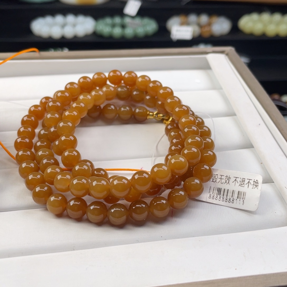 和田玉手串未镶嵌沈*彤