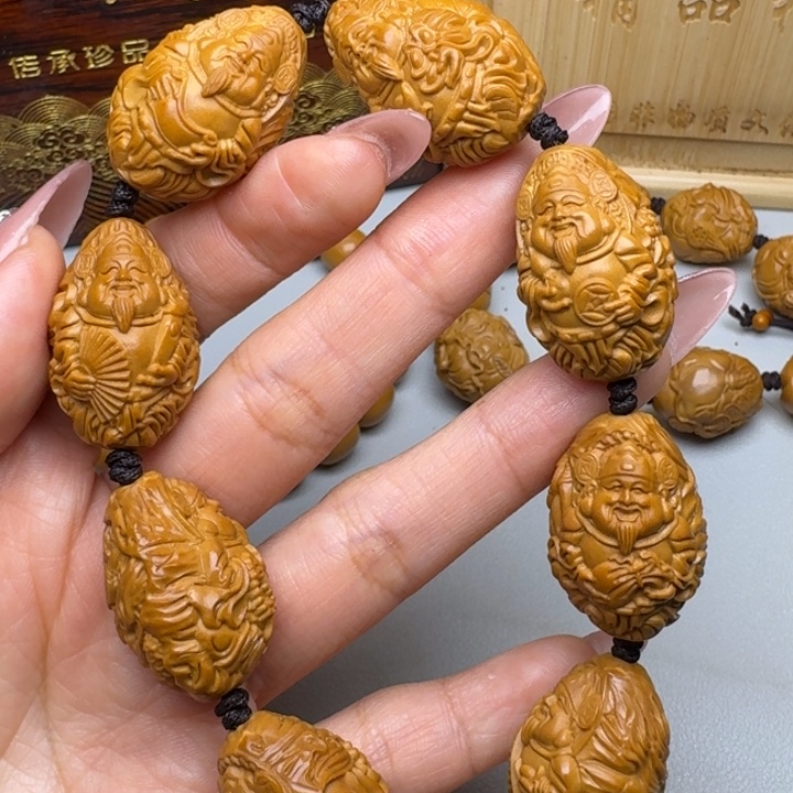 手串/手链橄榄核九龙财神