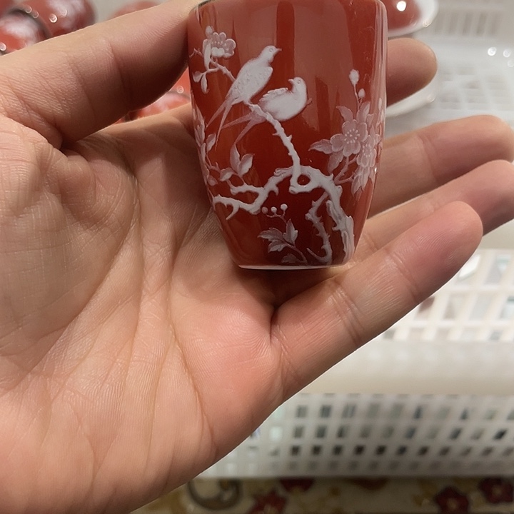摆件陶景德镇陶瓷主人杯2345