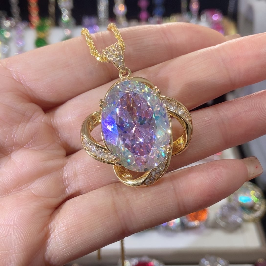 66锆石（处理）吊坠