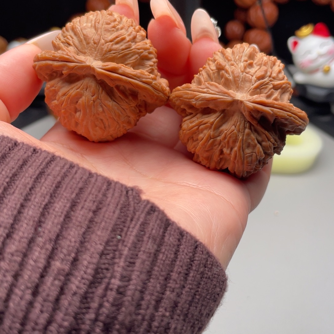 文玩核桃白狮子44