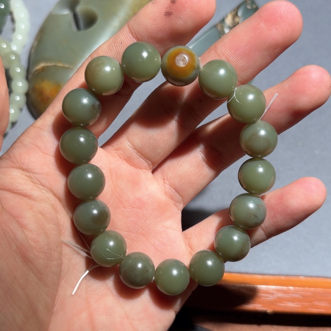 和田玉手链未镶嵌