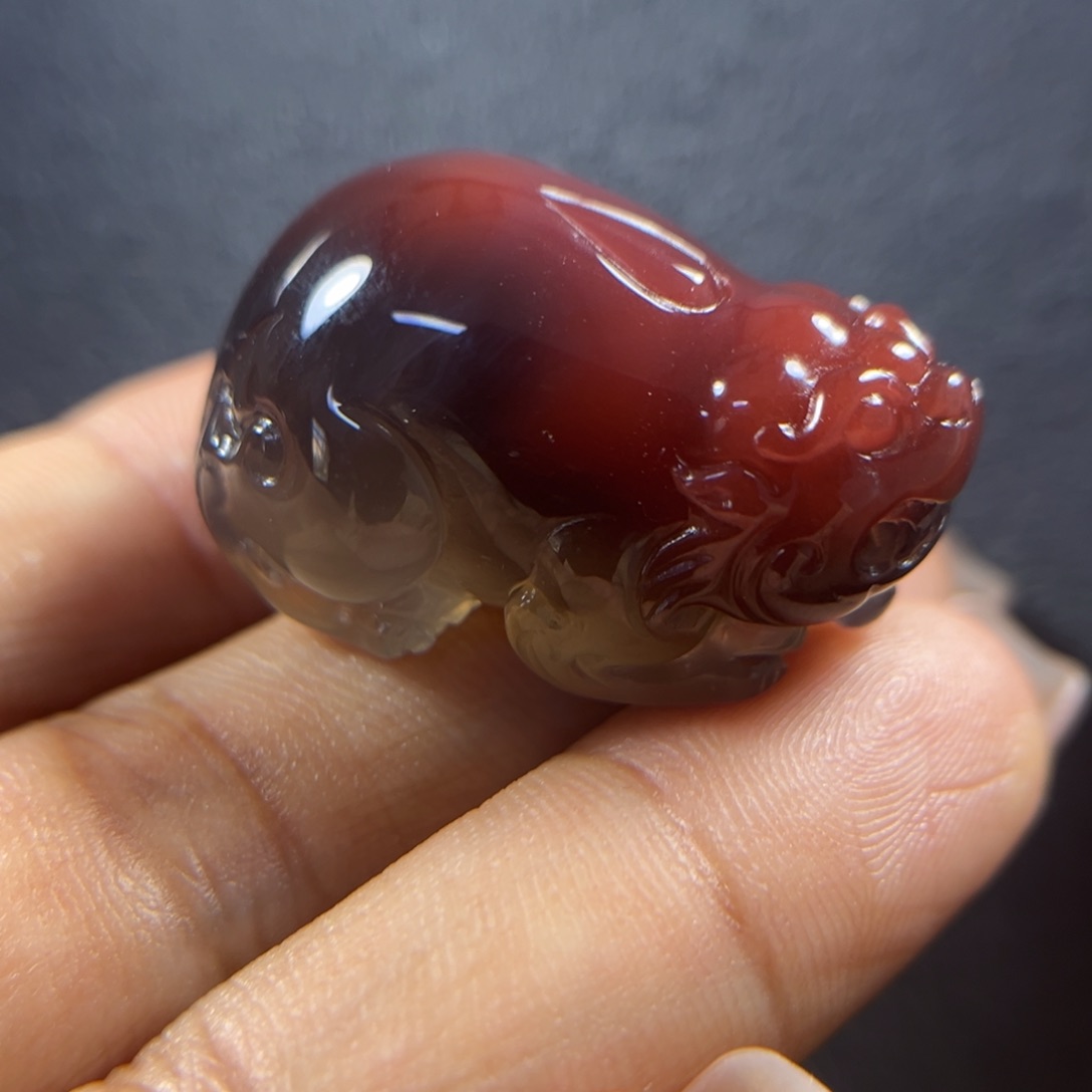 南红玛瑙貔貅未镶嵌