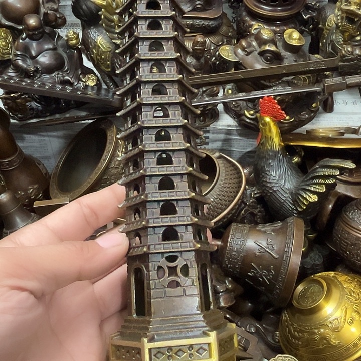 顺顺利利，铜器摆件