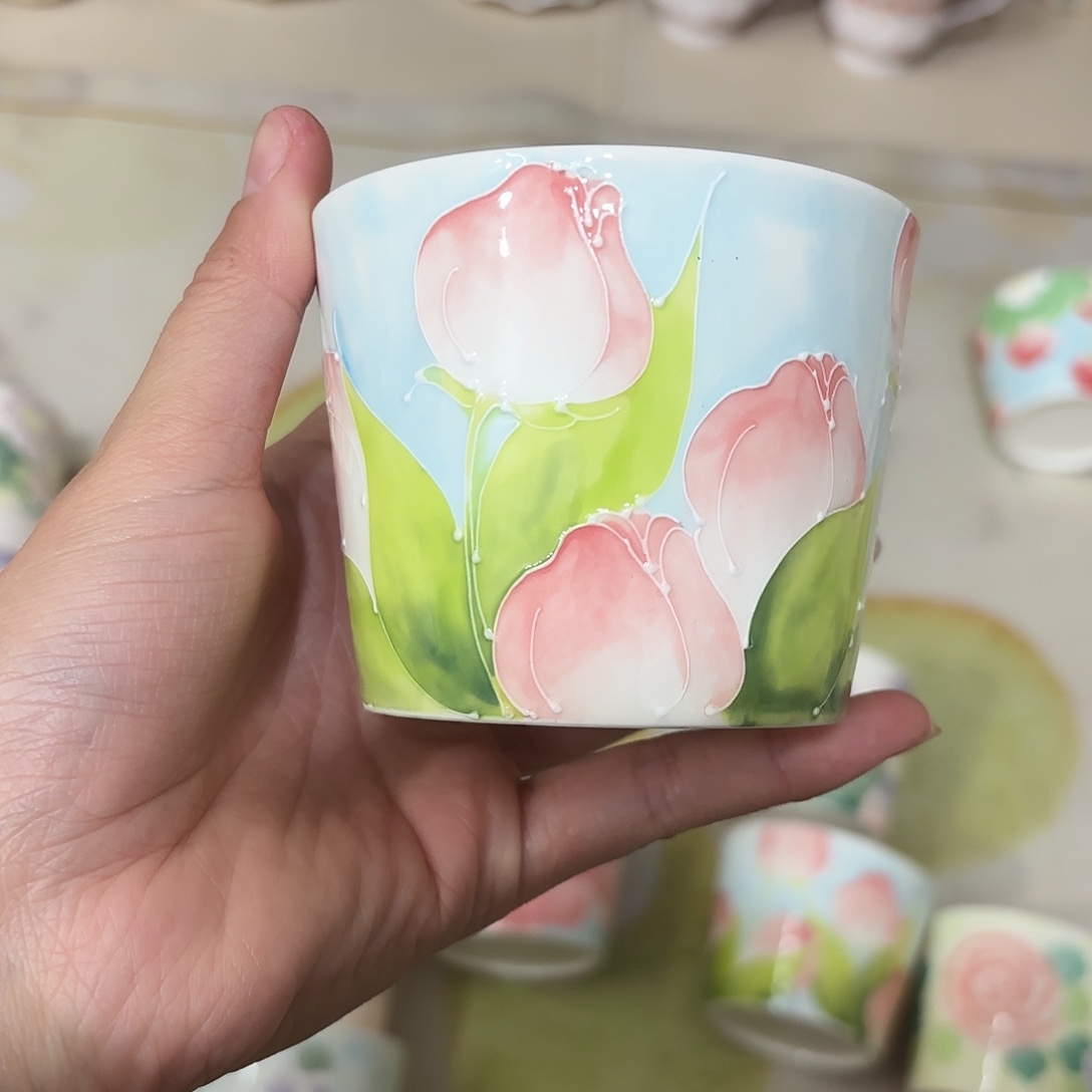 嘴***~景德镇原创手绘陶瓷