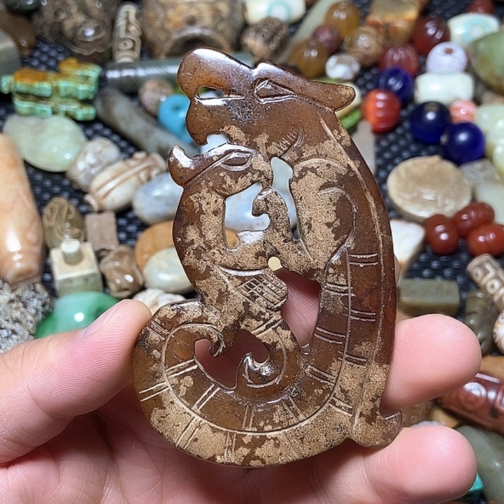 和田玉未镶嵌颈饰151