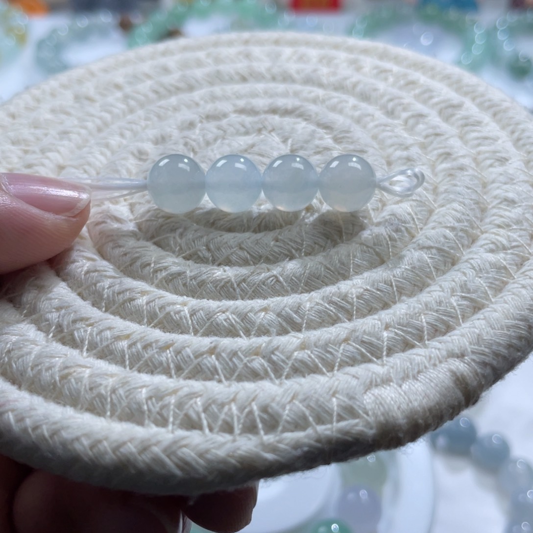 定制翡翠未镶嵌白月光 天然翡翠A货