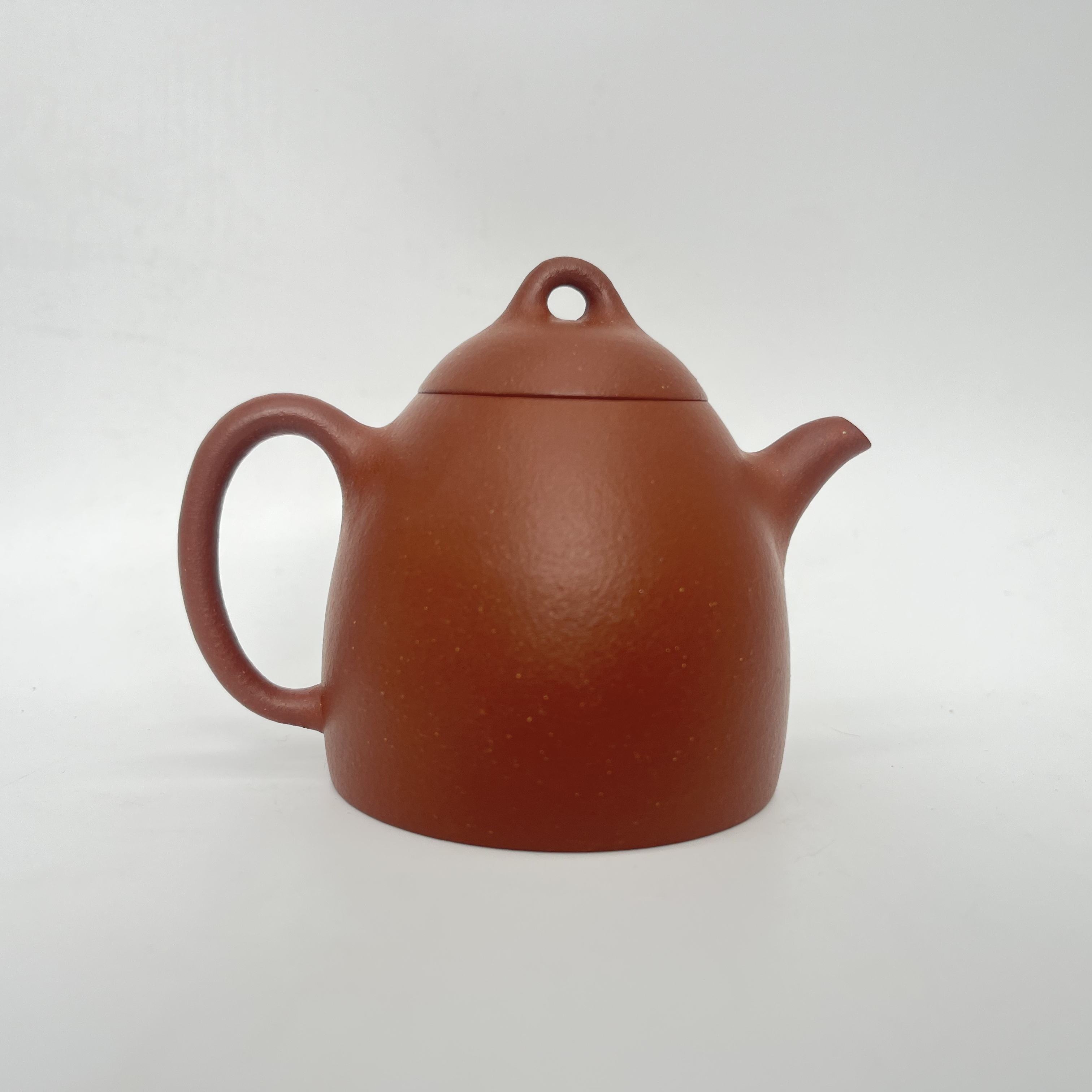 宜兴紫砂紫泥小秦权160cc纯手工精美秦权壶