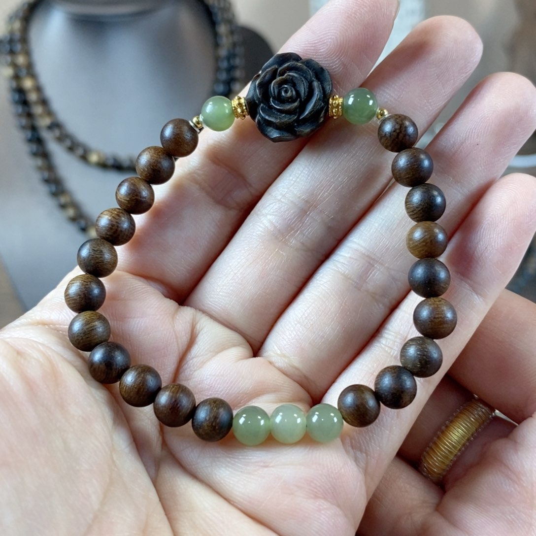 沉香手串达拉干卡6mm单圈