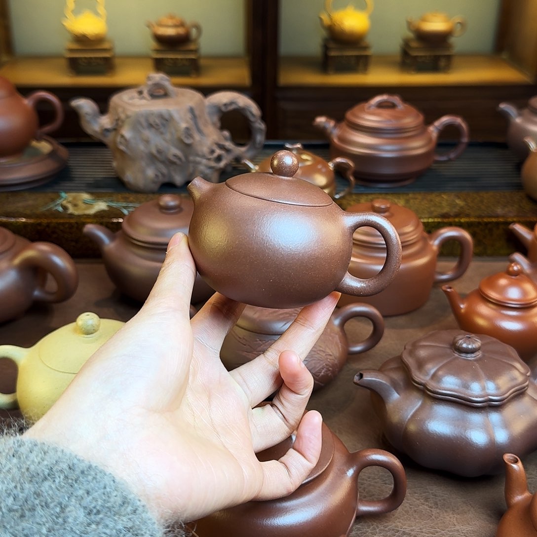 紫砂茶壶*️***西施壶，底槽清