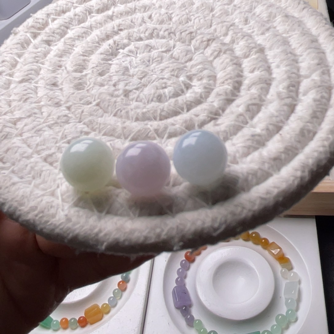 未镶嵌手链翡翠卡11马卡龙一组