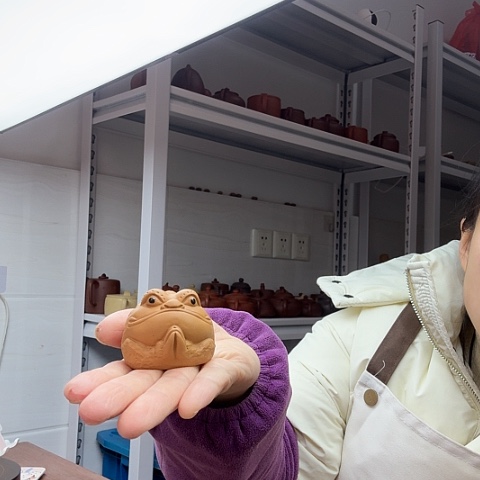 段泥金蟾茶宠茶宠