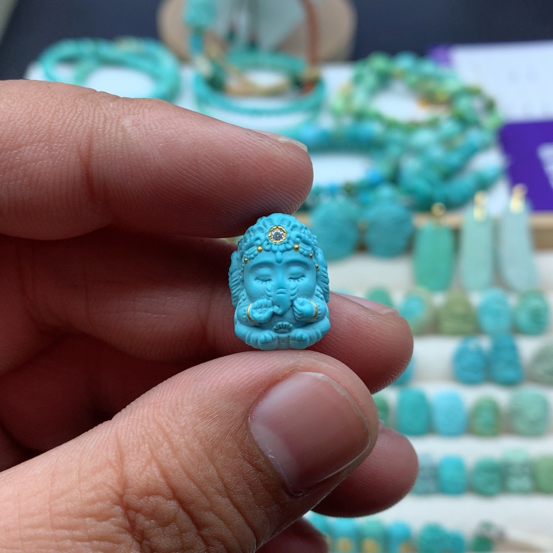 【闪购商品】绿松石珠宝奇石未镶嵌