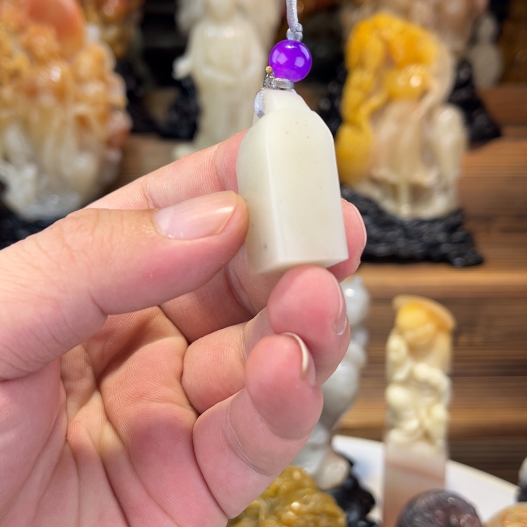 寿山石芙蓉石印章