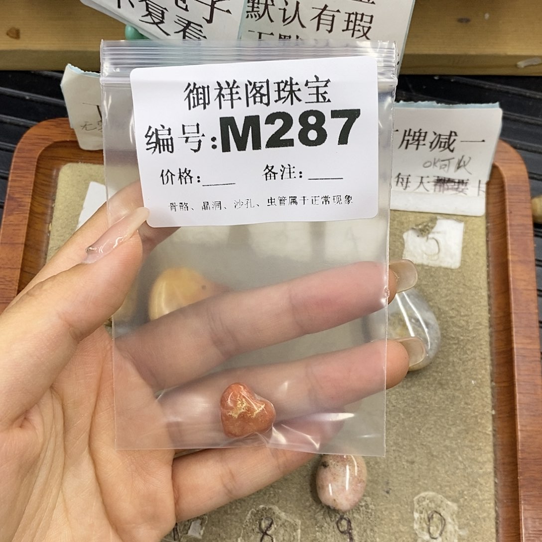 硅化珊瑚（珊瑚玉）未镶嵌颈饰音**号