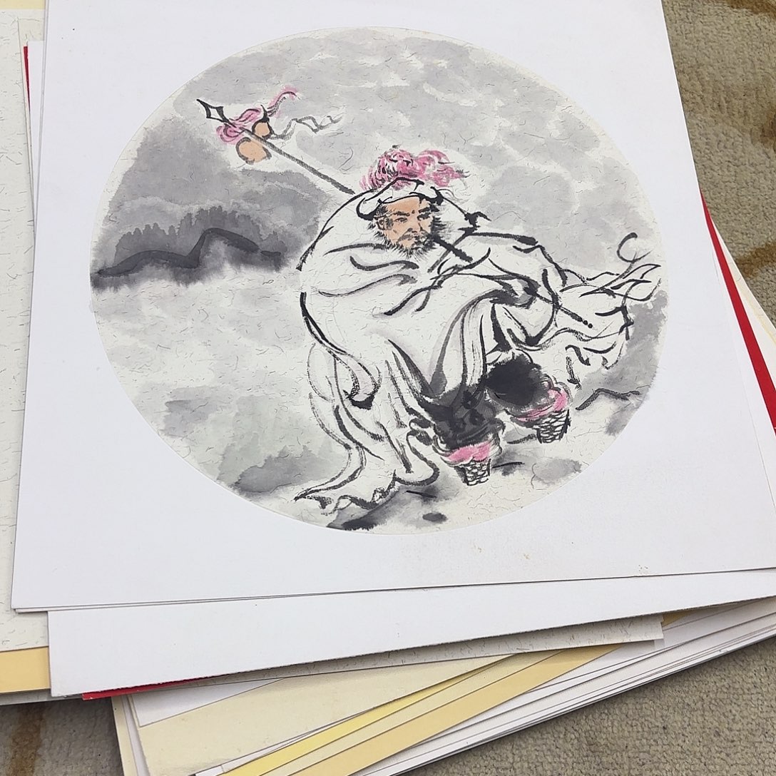 国画33-33卡纸作品艺