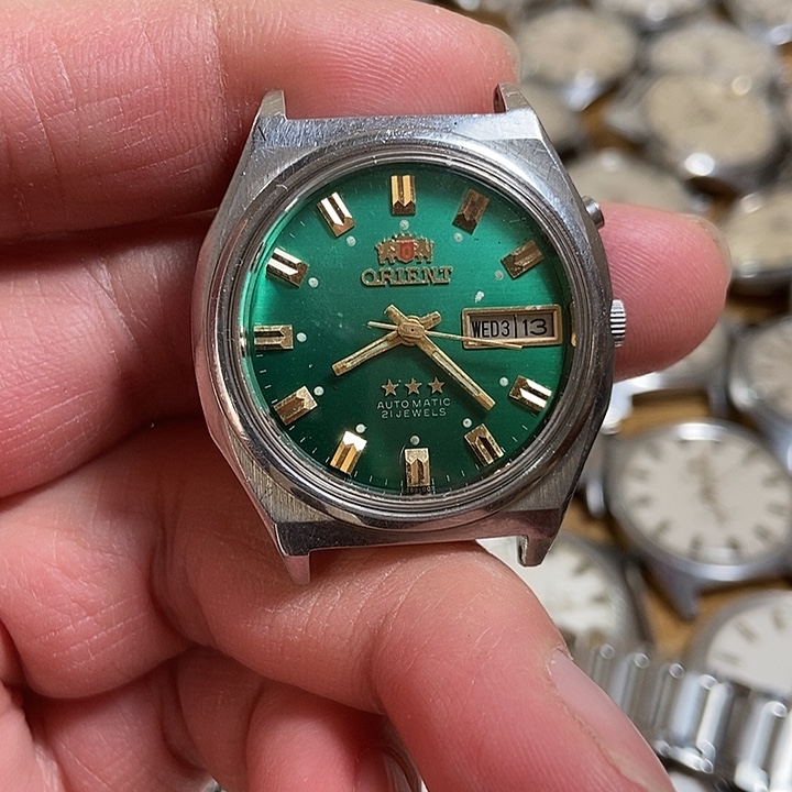 小双狮彩盘机械表头