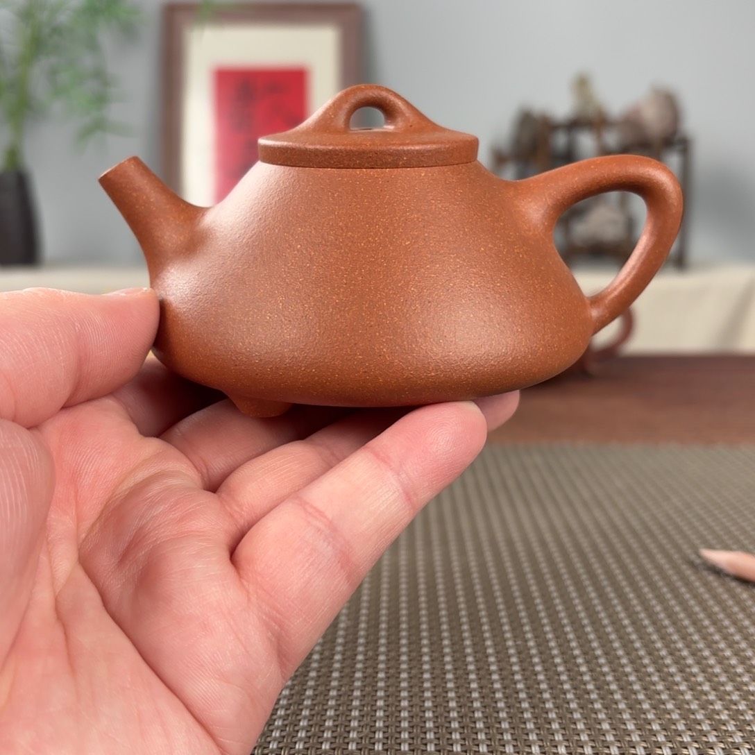 紫砂茶壶微瑕黄龙山原矿紫砂壶