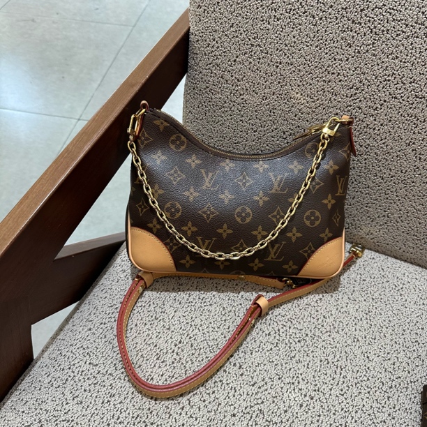 99新 LouisVuitton/路易威登 经典老花牛角包 US58225