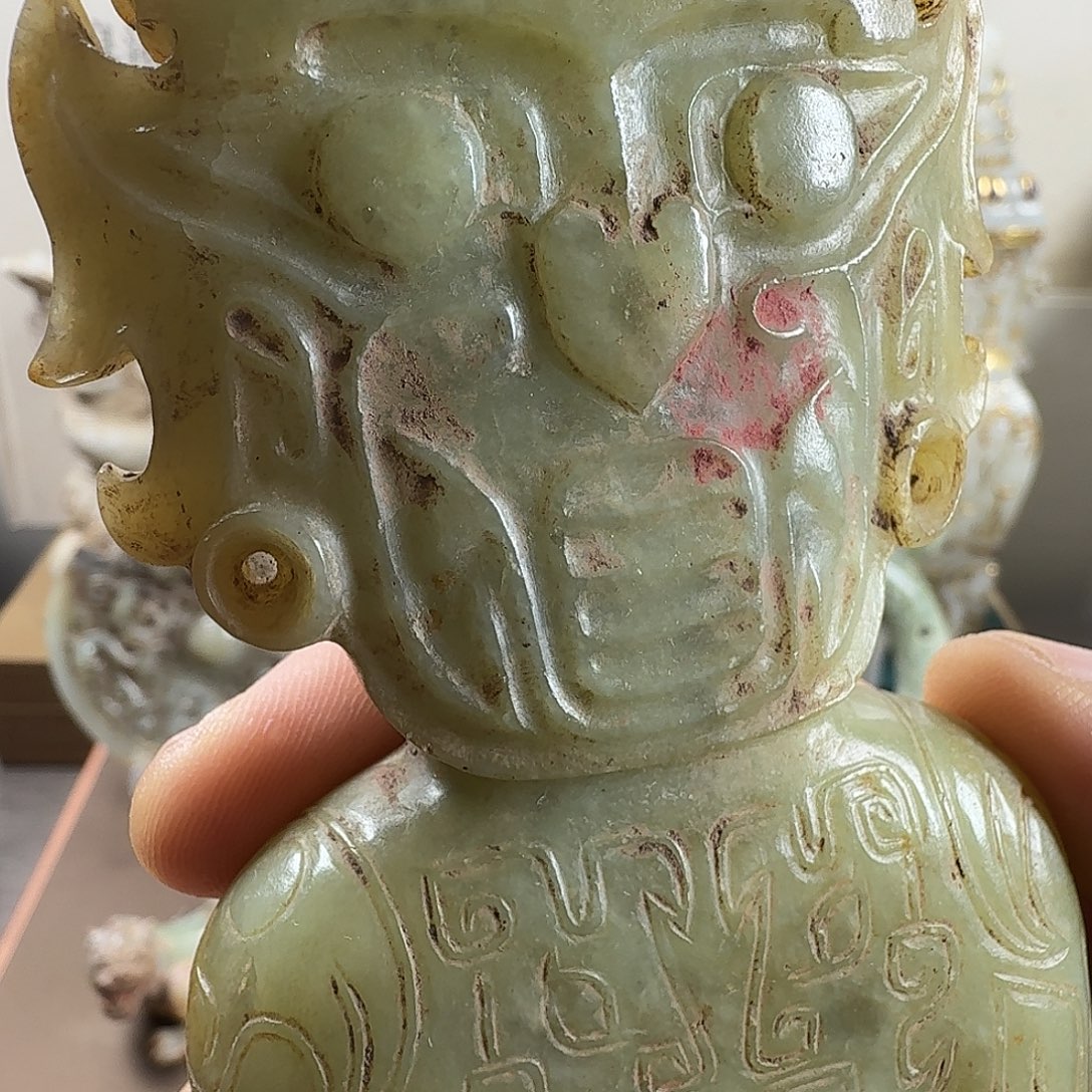 山***中手工艺品钧瓷精美器物釉色浑厚